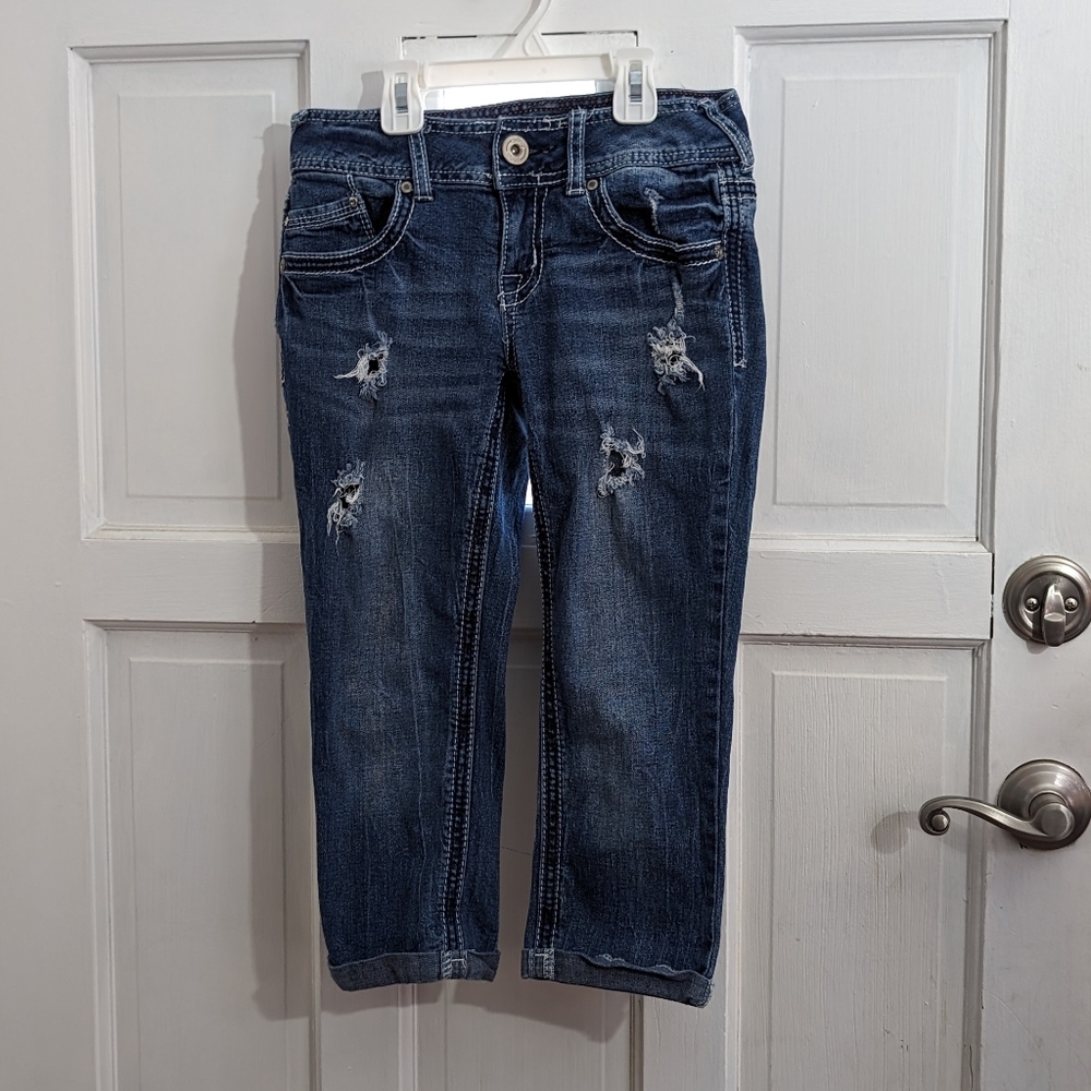 Series 31 "Selena" Denim Pedal Pushers